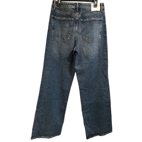 Express Wide Leg High Rise Jeans
Women's 10L Tall Mom Wide Loose Distressed NWT - Picture 8 of 15